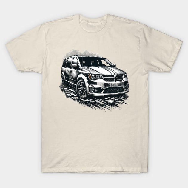 Dodge Caravan T-Shirt by Vehicles-Art